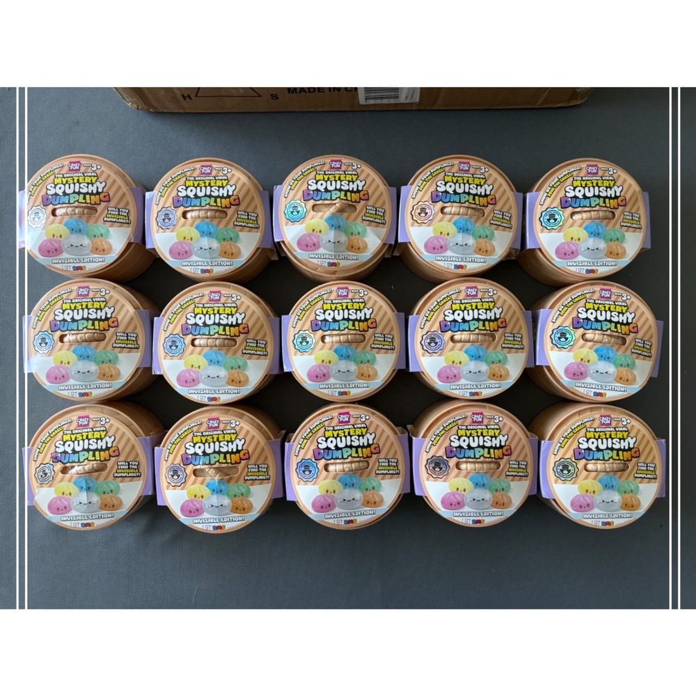 Lot of 20 Crazy Fun Mystery Squishy Dumpling Invisible Edition Rare Chase Toy
